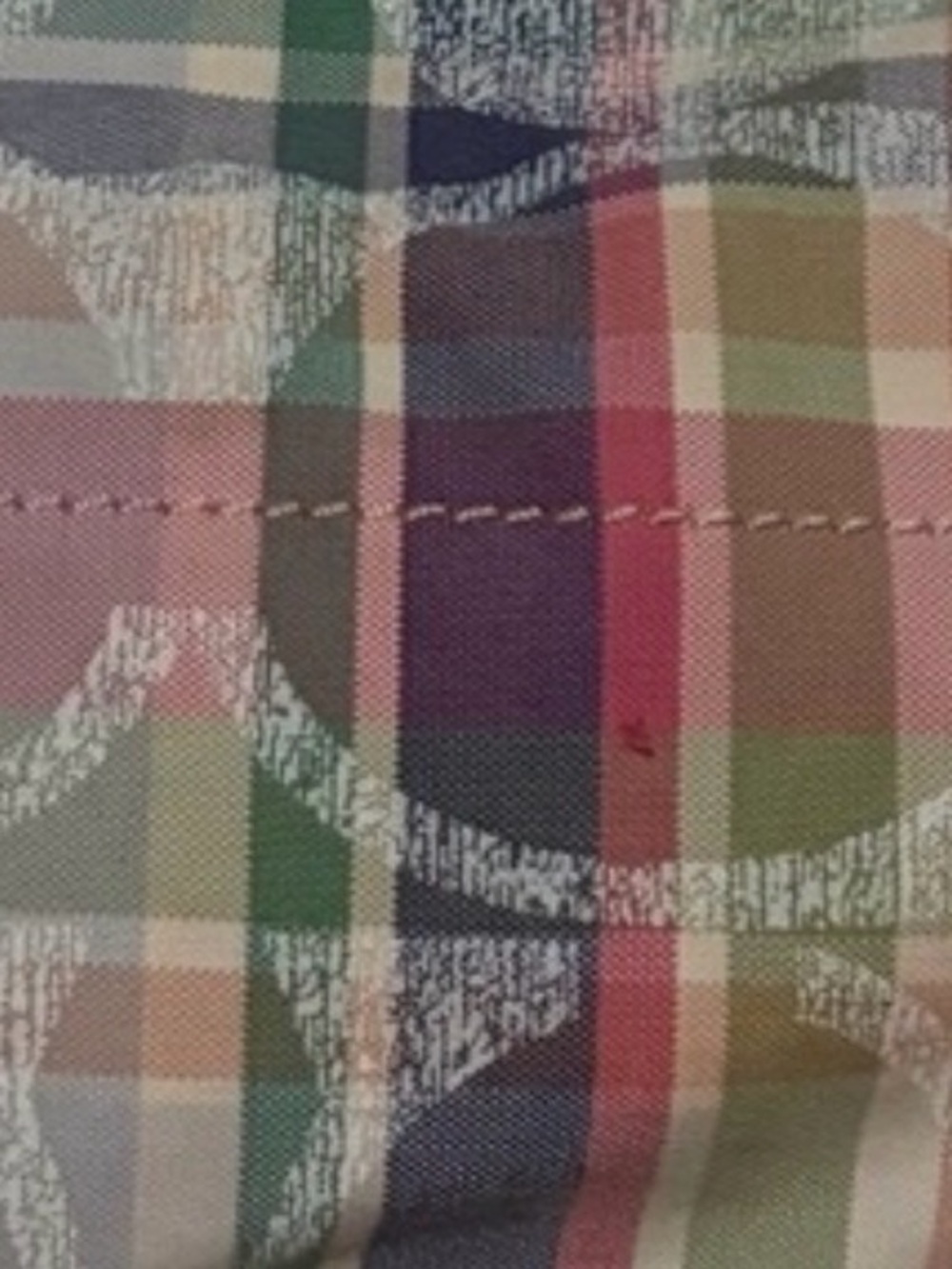 Coach Poppy Plaid Multicolor Bag with Gold Accents - Picture 9 of 9